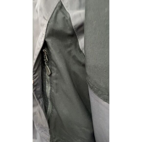 LL Bean Jacket Men L Grey Black Rugged Ridge Parka Weatherproof Coat NO Hood - Picture 4 of 16